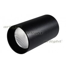 Накладной светильник Arlight  SP-POLO-R85-1-15W Warm White 40deg (Black, Black Ring)