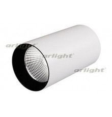 Накладной светильник Arlight  SP-POLO-R85-1-15W Warm White 40deg (White, Black Ring)