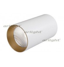 Накладной светильник Arlight  SP-POLO-R85-1-15W Warm White 40deg (White, Gold Ring)