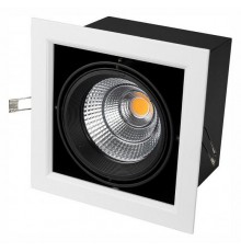 Встраиваемый светильник Arlight CL-KARDAN-S190x190-25W Day4000 (WH-BK, 30 deg) 026499