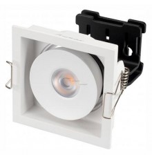 Встраиваемый светильник Arlight CL-SIMPLE-S80x80-9W Warm3000 (WH, 45 deg) 026874