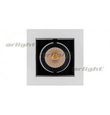 Встраиваемый светильник Arlight  CL-KARDAN-S102x102-9W Warm (WH-BK, 38 deg)