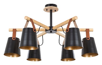 Люстра на штанге Arte Lamp Thomas A7032PL-6BK
