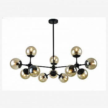 Люстра на штанге Arte Lamp Bolla A1664SP-12BK