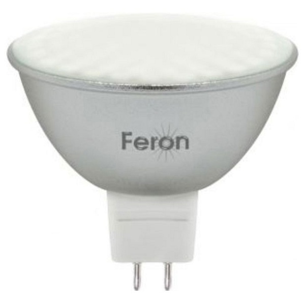 Лампа светодиодная Feron LB-26 GU5.3 7Вт 6400K 25237