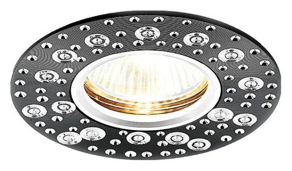 Встраиваемый светильник Ambrella Light Classic A801 A801 BK/AL