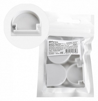 Заглушка для профиля Feron LD382 48257