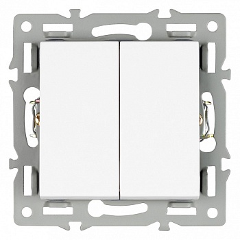 Выключатель двухклавишный без рамки Arlight SWT 043724