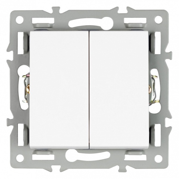 Выключатель двухклавишный без рамки Arlight SWT 043724