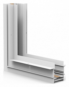 Соединитель угловой внутренний для треков встраиваемых Arlight MAG-CON-4560-FDW-L90-INT 052659