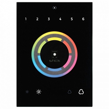 Панель-регулятора цвета RGBW сенсорная встраиваемая Arlight Sunlite 022655