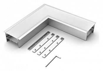 Соединитель угловой L-образный накладной Arlight S-LUX 030126