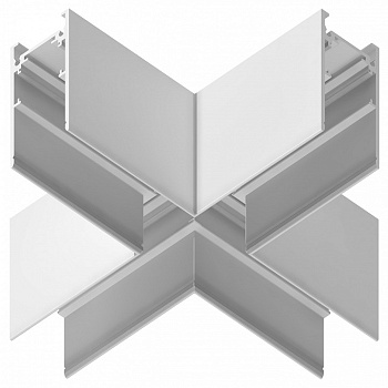 Соединитель X-образный для треков накладных Ambrella Light GL GL3375