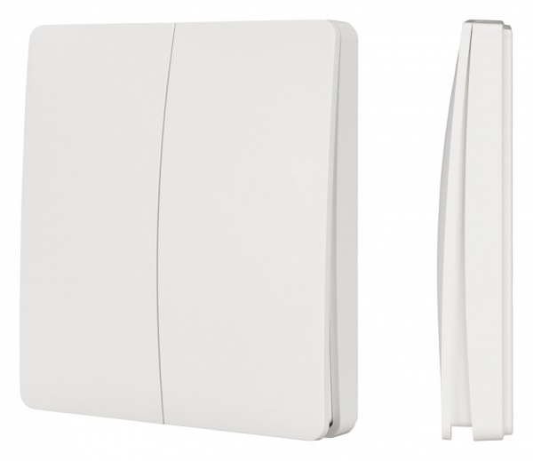 Выключатель беспроводной двухклавишный Arlight INTELLIGENT 043317