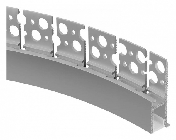 Профиль встраиваемый гибкий Arlight FANTOM-BENT 043694