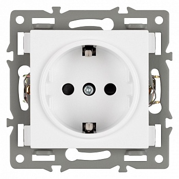 Розетка с заземлением и со шторкой, без рамки Arlight SCT 043730